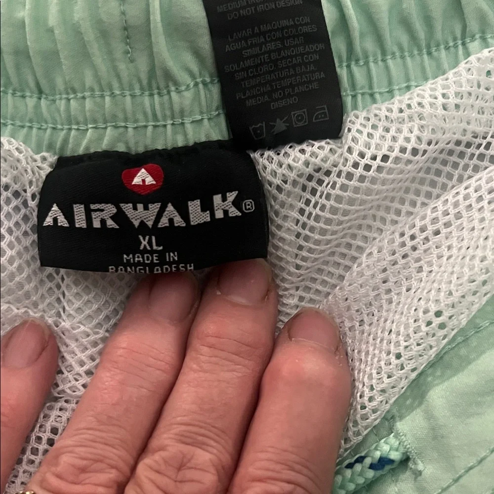 Airwalk Mint Bomb Pop Popsicle Print Board Shorts XL